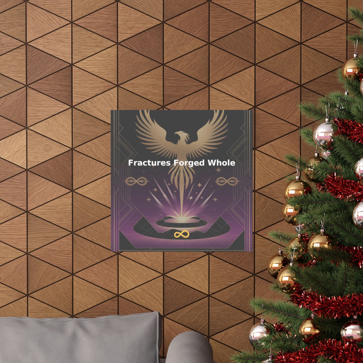 Fractures Forged Whole - Matte Vertical Posters