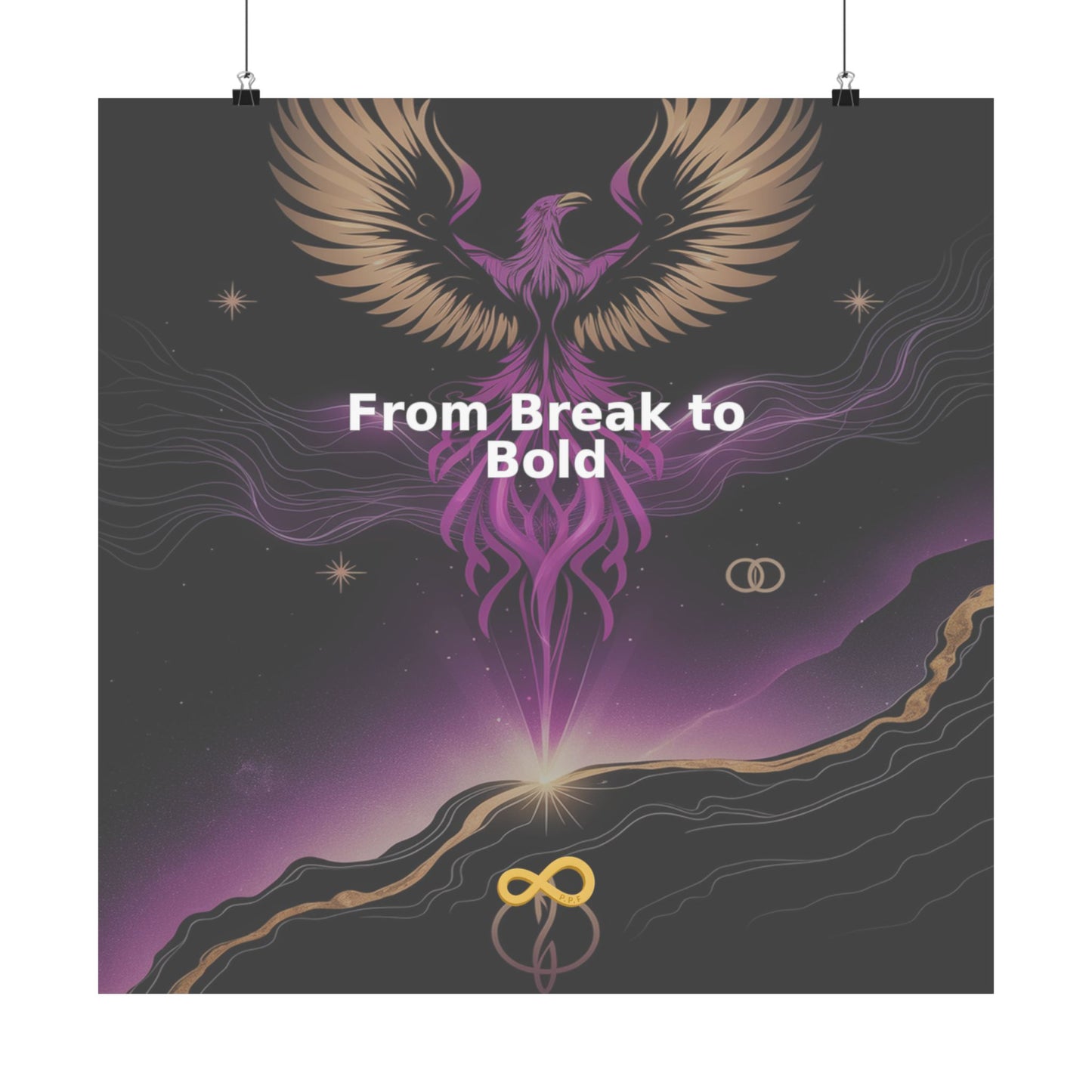 From Break to Bold - Matte Vertical Posters