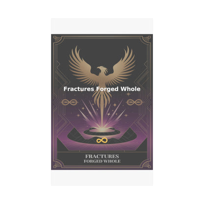 Fractures Forged Whole - Matte Vertical Posters