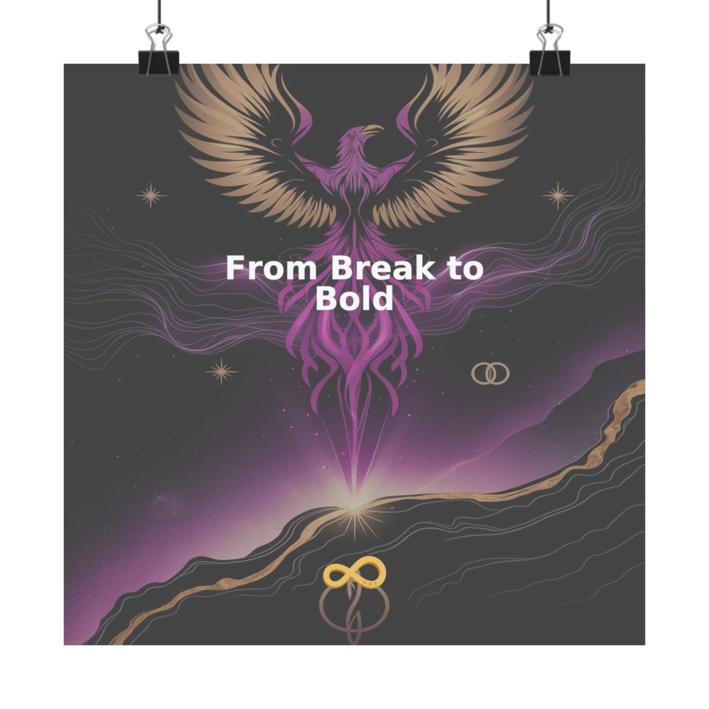 From Break to Bold - Matte Vertical Posters