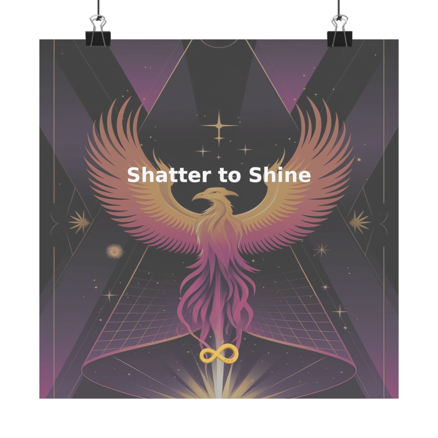 Shatter to Shine - Matte Vertical Posters