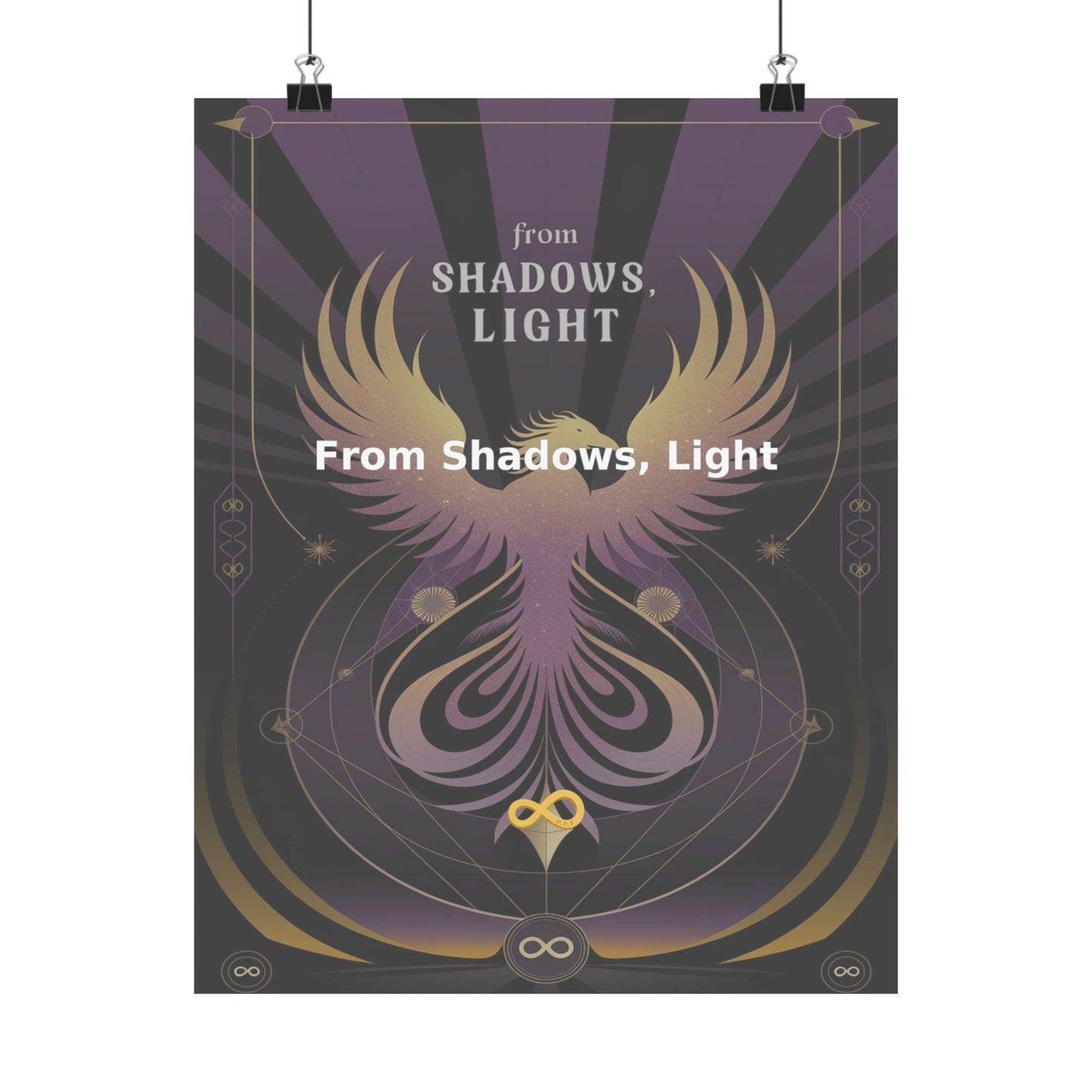 From Shadows, Light - Matte Vertical Posters