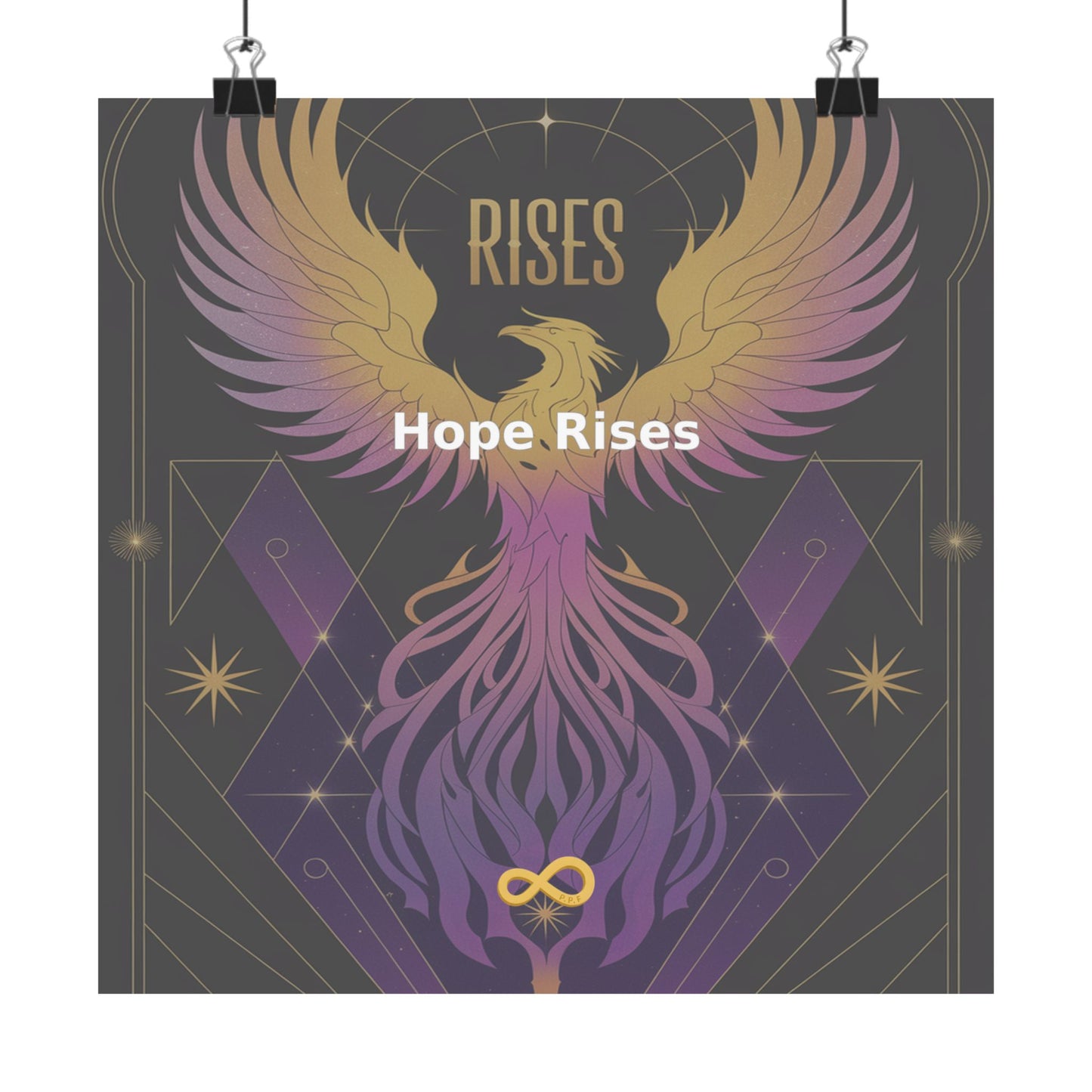Hope Rises - Matte Vertical Posters