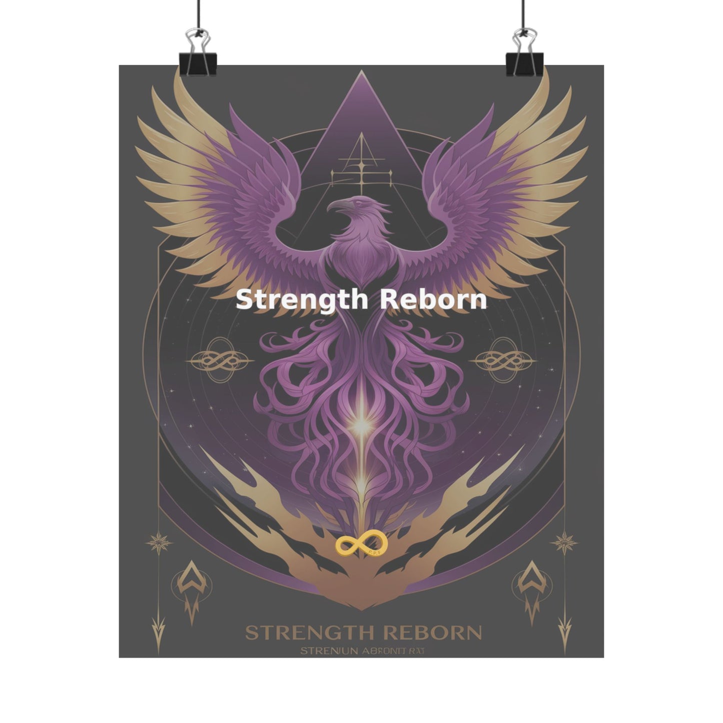 Strength Reborn - Matte Vertical Posters