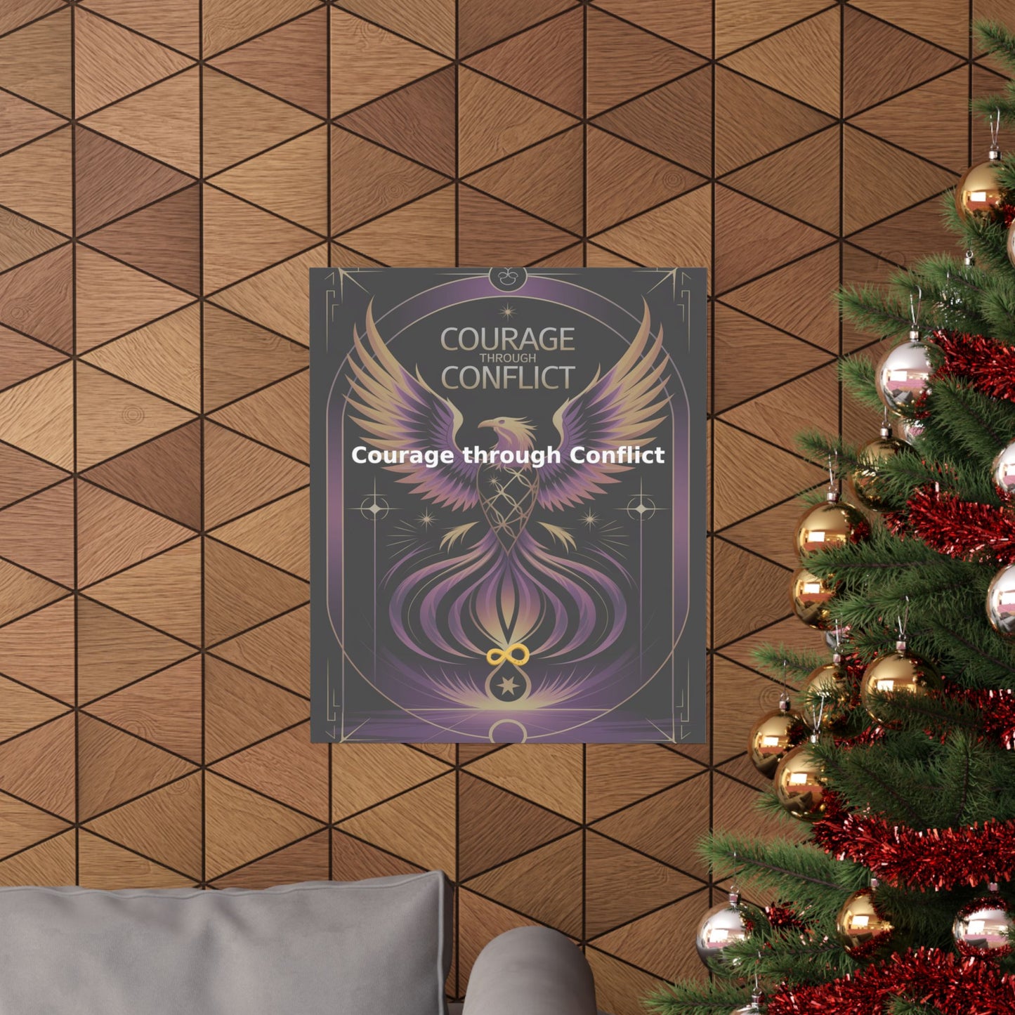 Courage through Conflict - Matte Vertical Posters