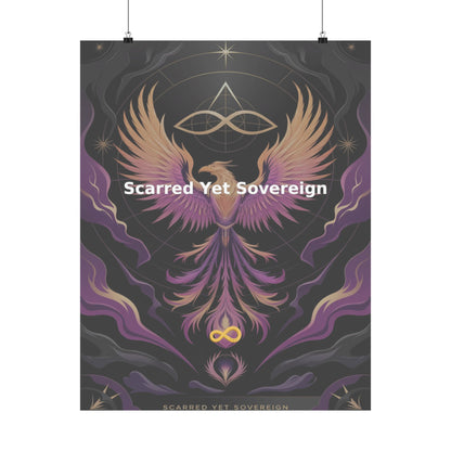 Scarred Yet Sovereign - Matte Vertical Posters