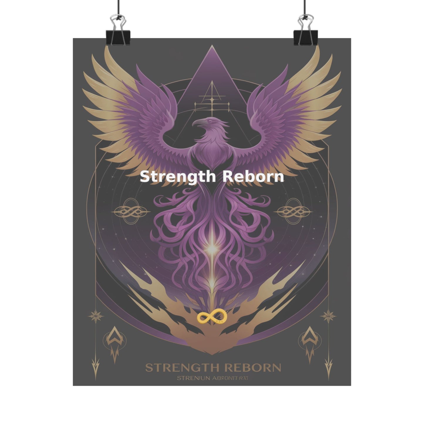 Strength Reborn - Matte Vertical Posters