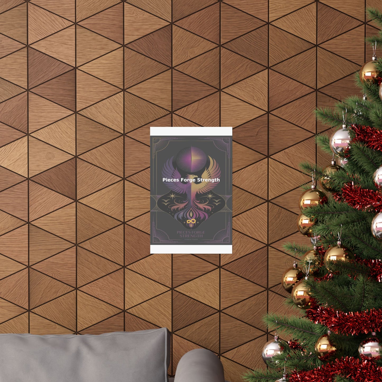 Pieces Forge Strength - Matte Vertical Posters