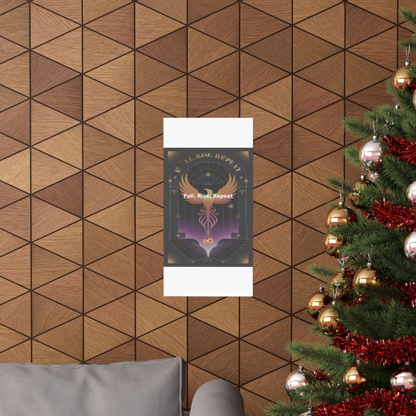 Fall, Rise, Repeat - Matte Vertical Posters