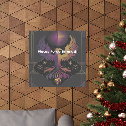 Pieces Forge Strength - Matte Vertical Posters