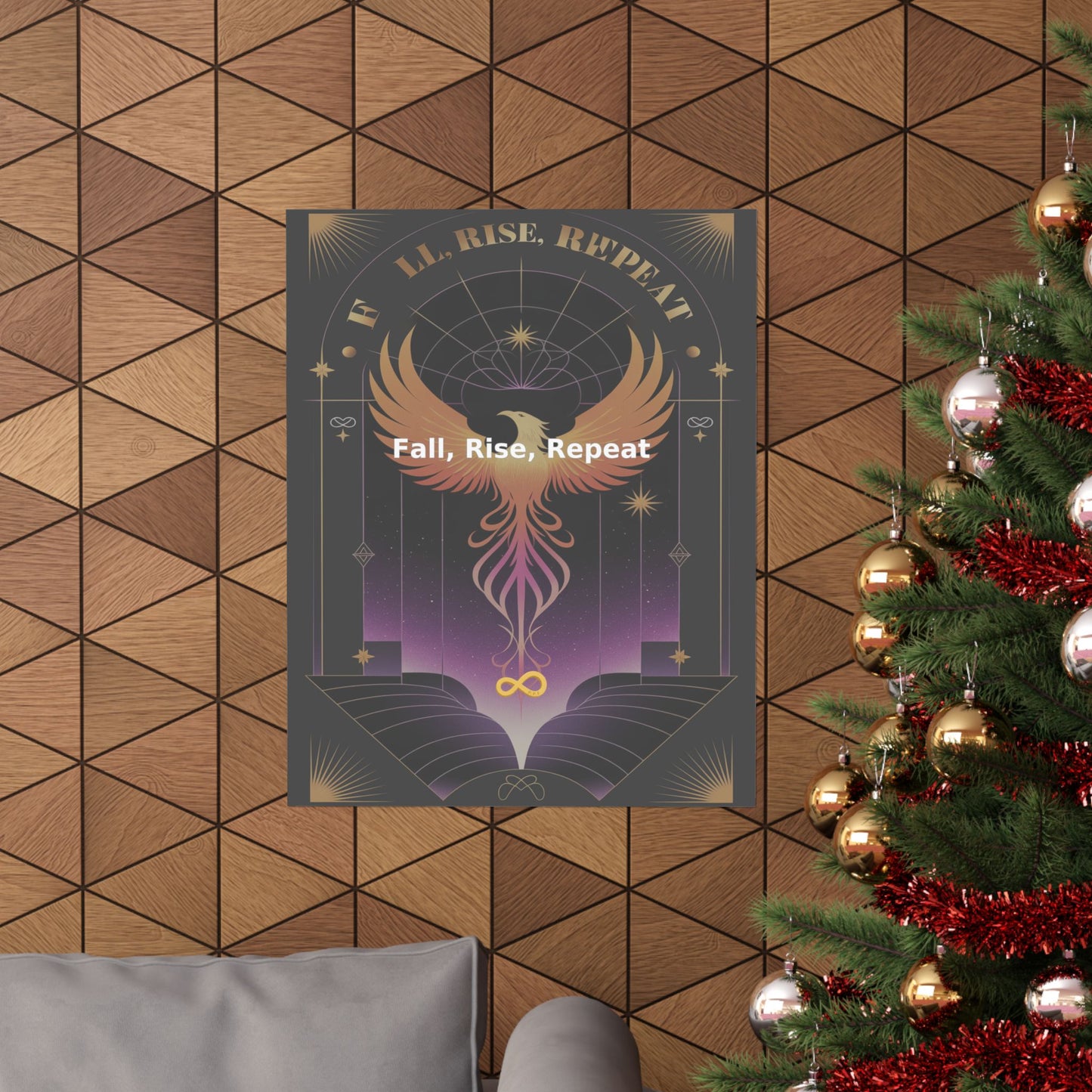 Fall, Rise, Repeat - Matte Vertical Posters