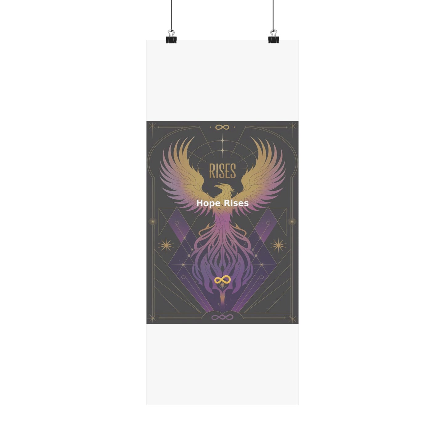 Hope Rises - Matte Vertical Posters