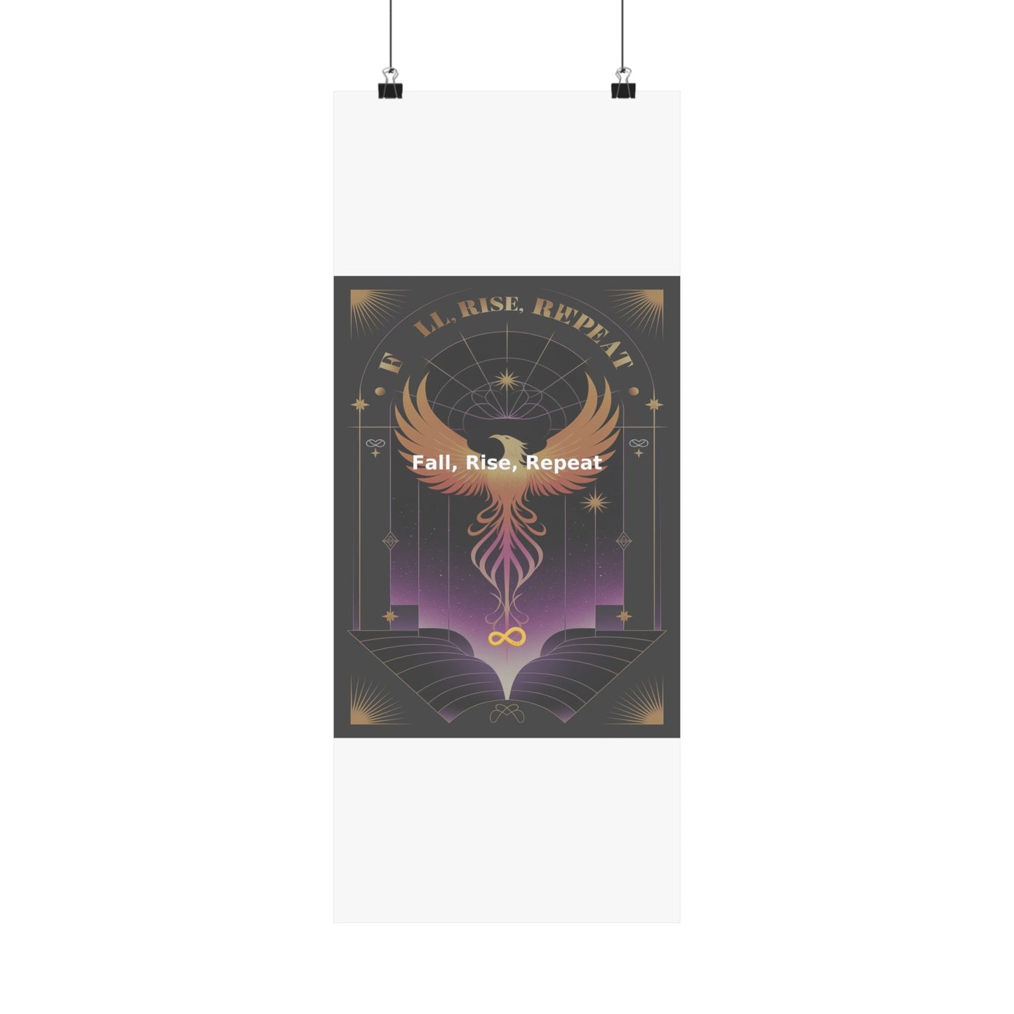 Fall, Rise, Repeat - Matte Vertical Posters