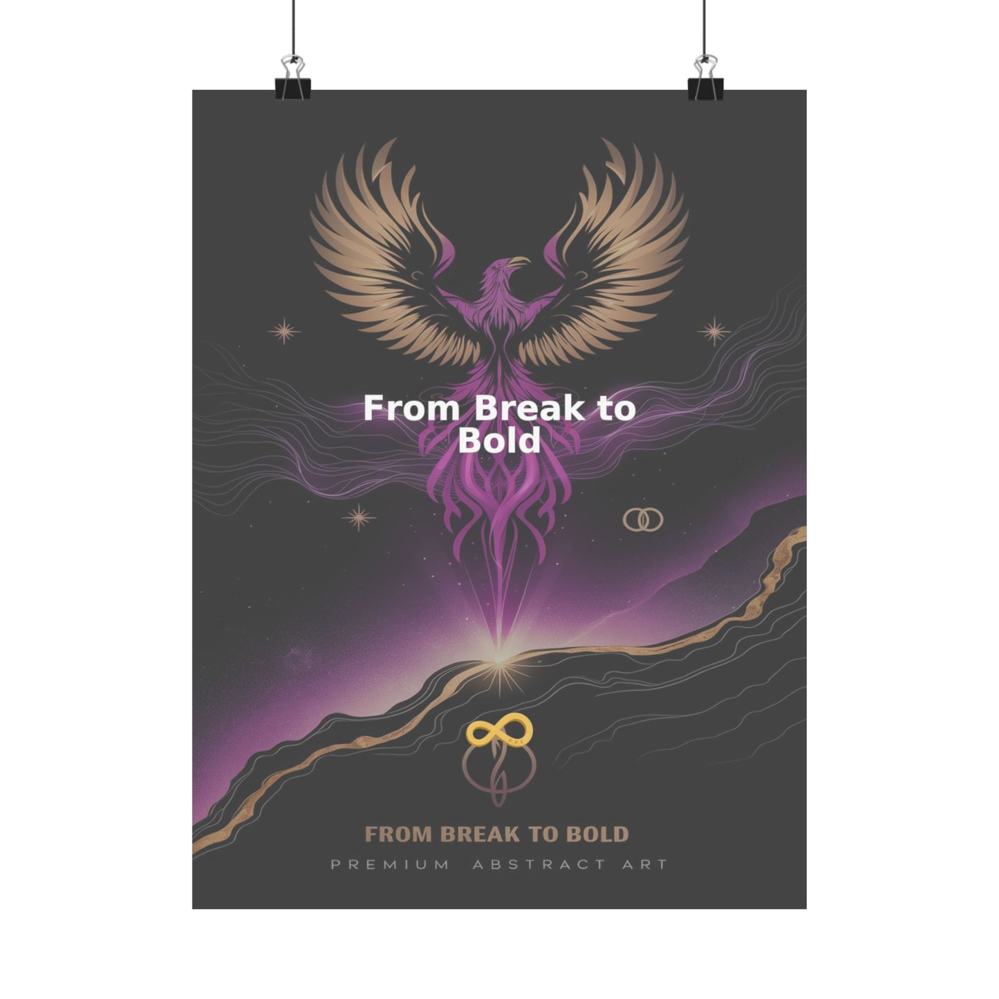 From Break to Bold - Matte Vertical Posters