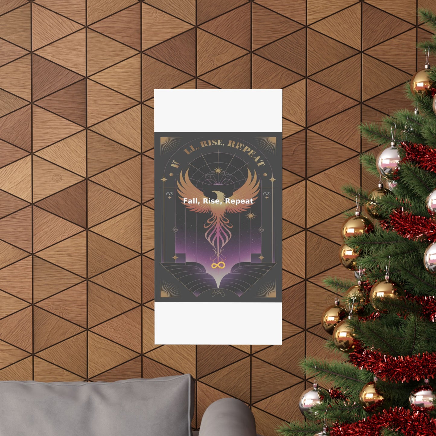 Fall, Rise, Repeat - Matte Vertical Posters