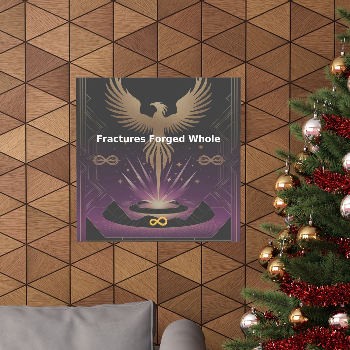 Fractures Forged Whole - Matte Vertical Posters