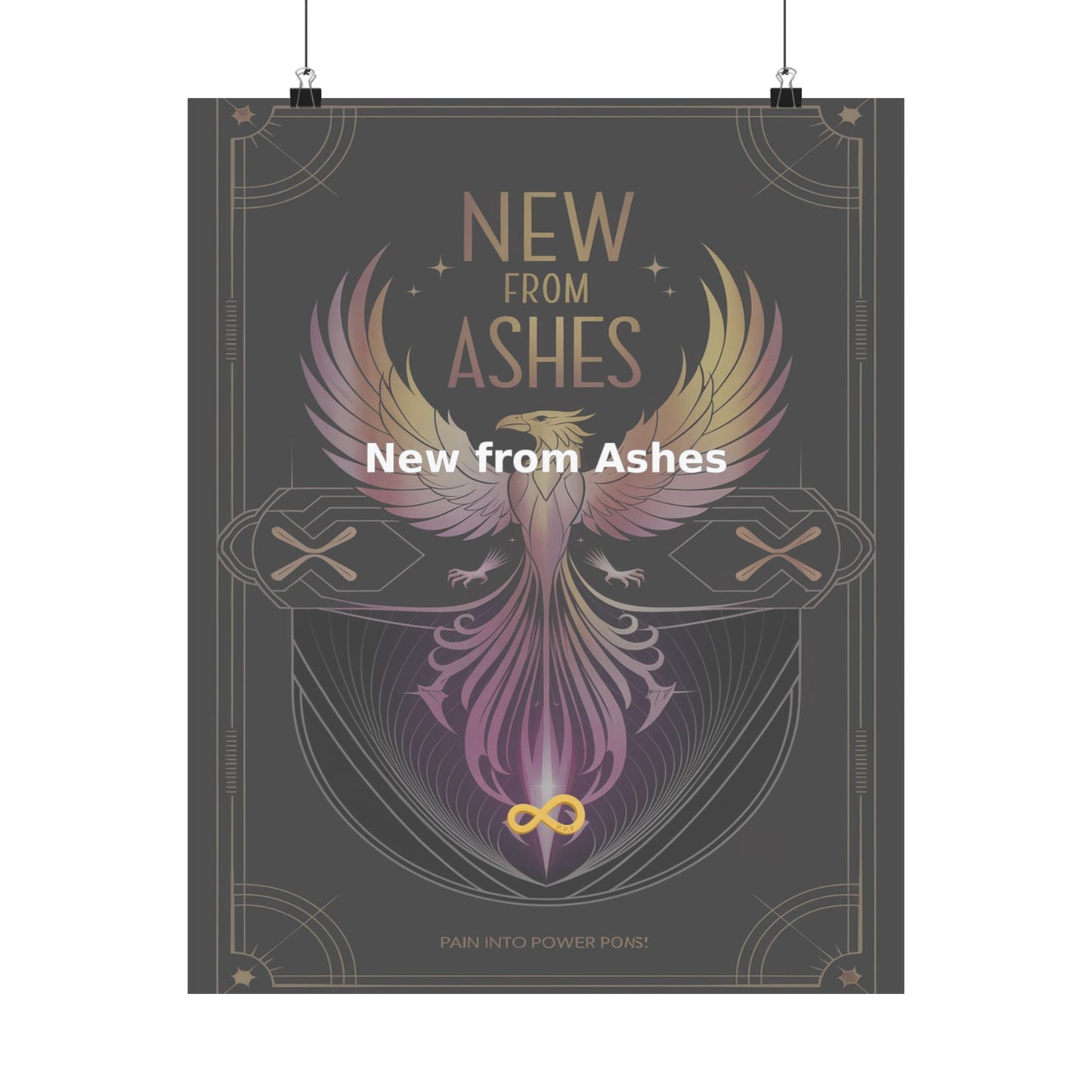 New from Ashes - Matte Vertical Posters
