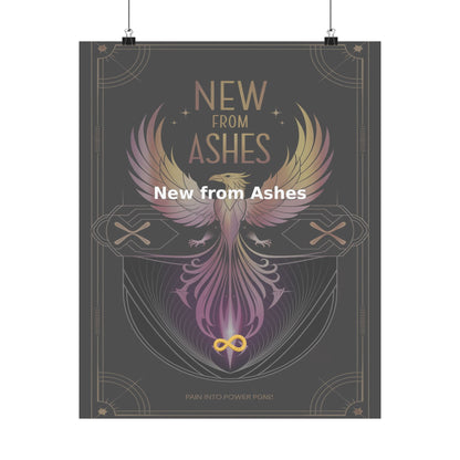 New from Ashes - Matte Vertical Posters