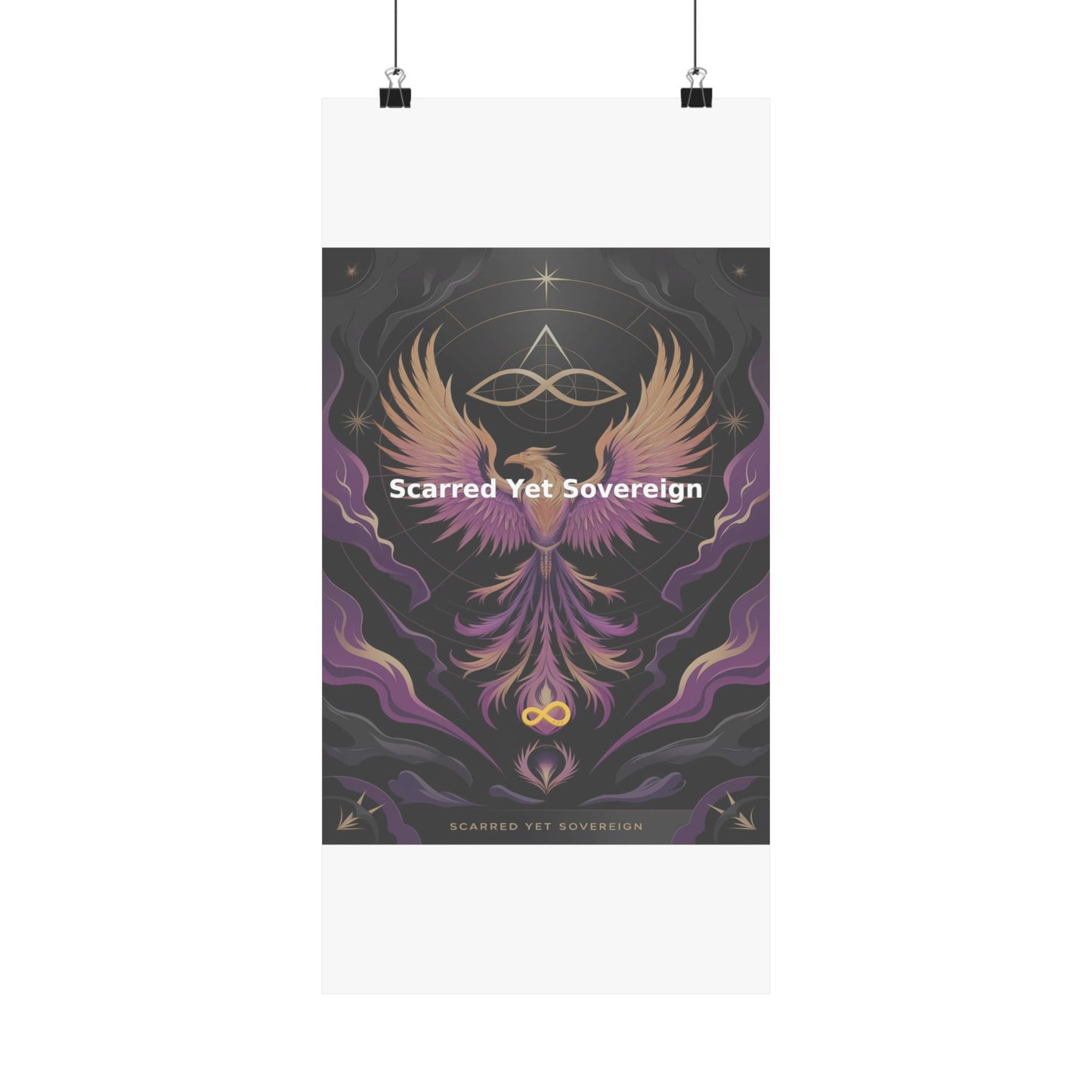 Scarred Yet Sovereign - Matte Vertical Posters