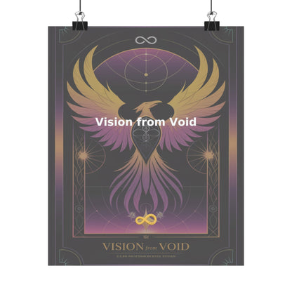 Vision from Void - Matte Vertical Posters