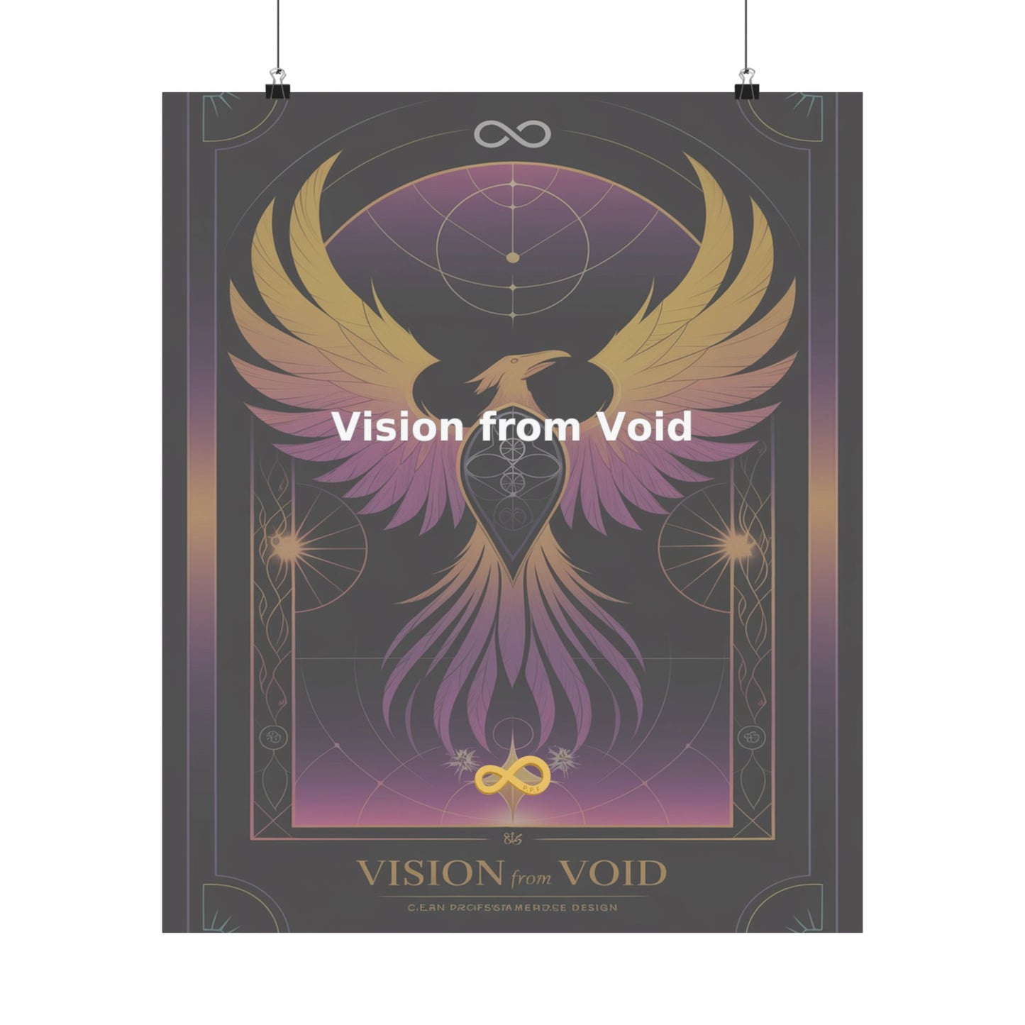 Vision from Void - Matte Vertical Posters