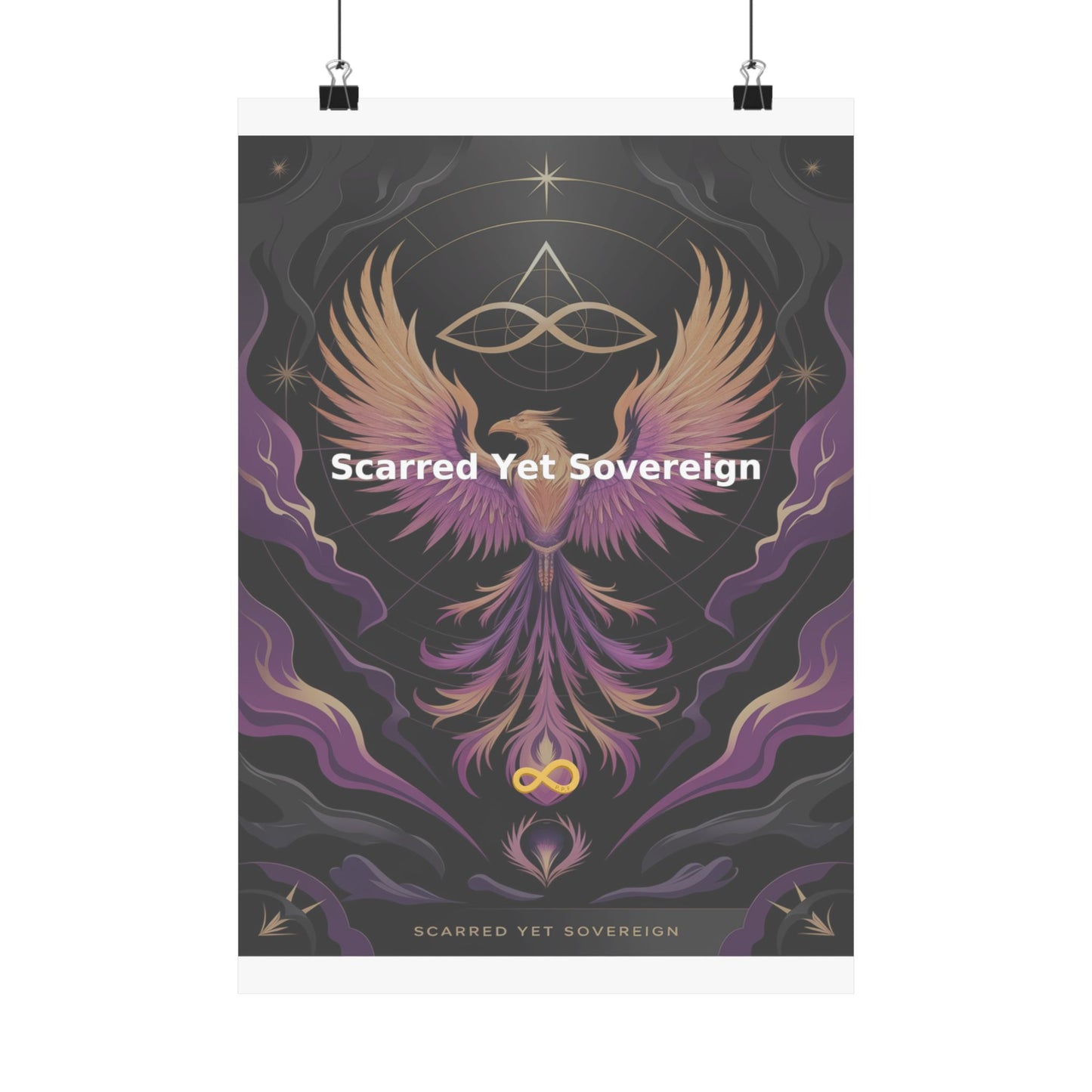 Scarred Yet Sovereign - Matte Vertical Posters