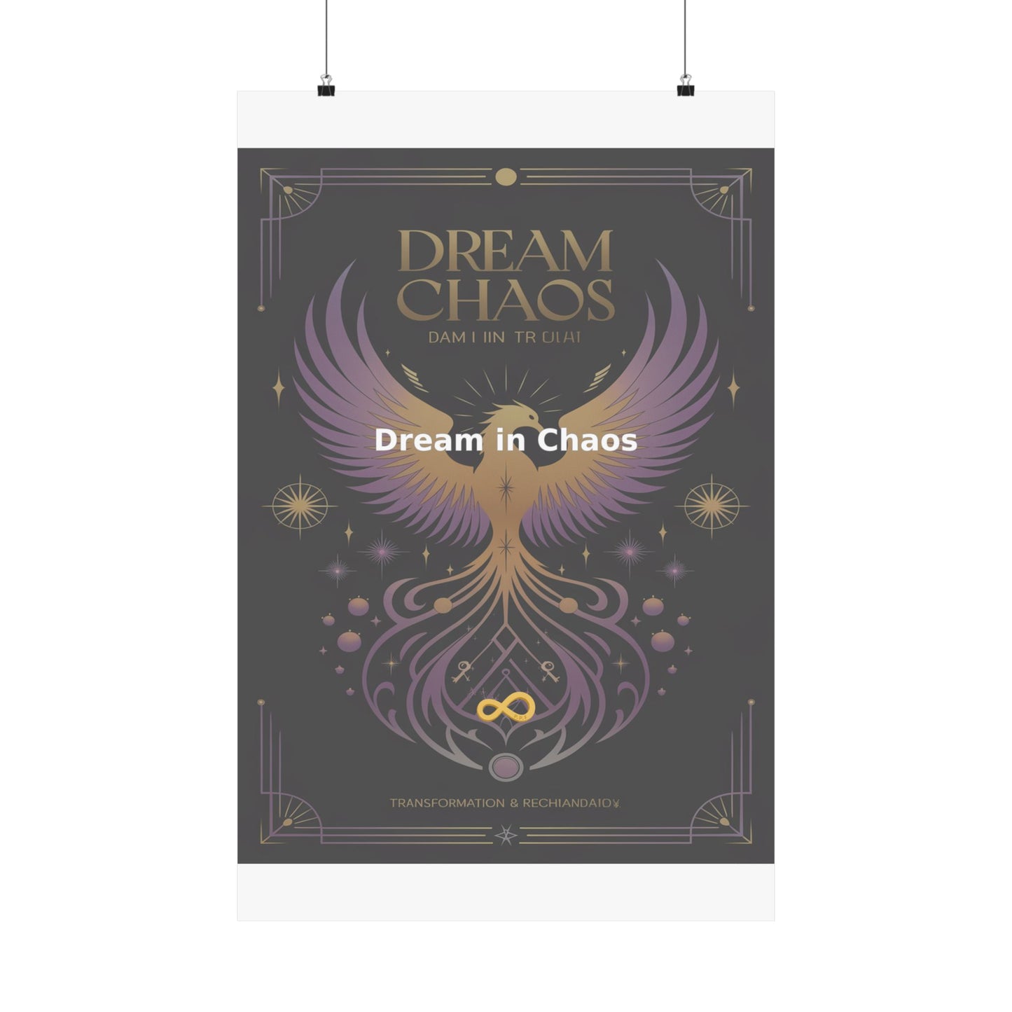Dream in Chaos - Matte Vertical Posters