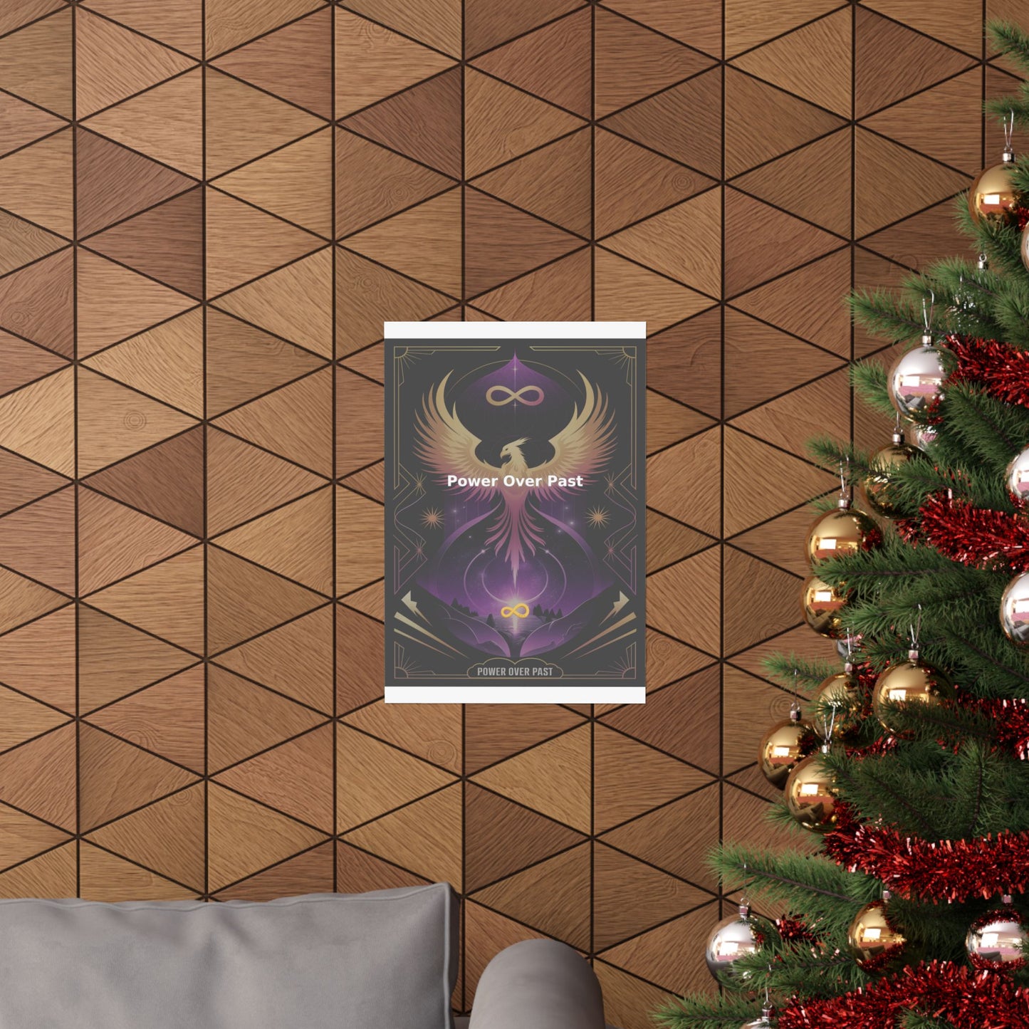 Power Over Past - Matte Vertical Posters