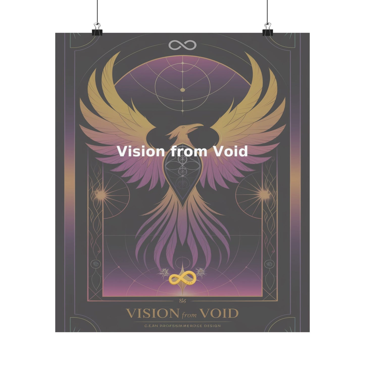 Vision from Void - Matte Vertical Posters