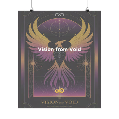 Vision from Void - Matte Vertical Posters