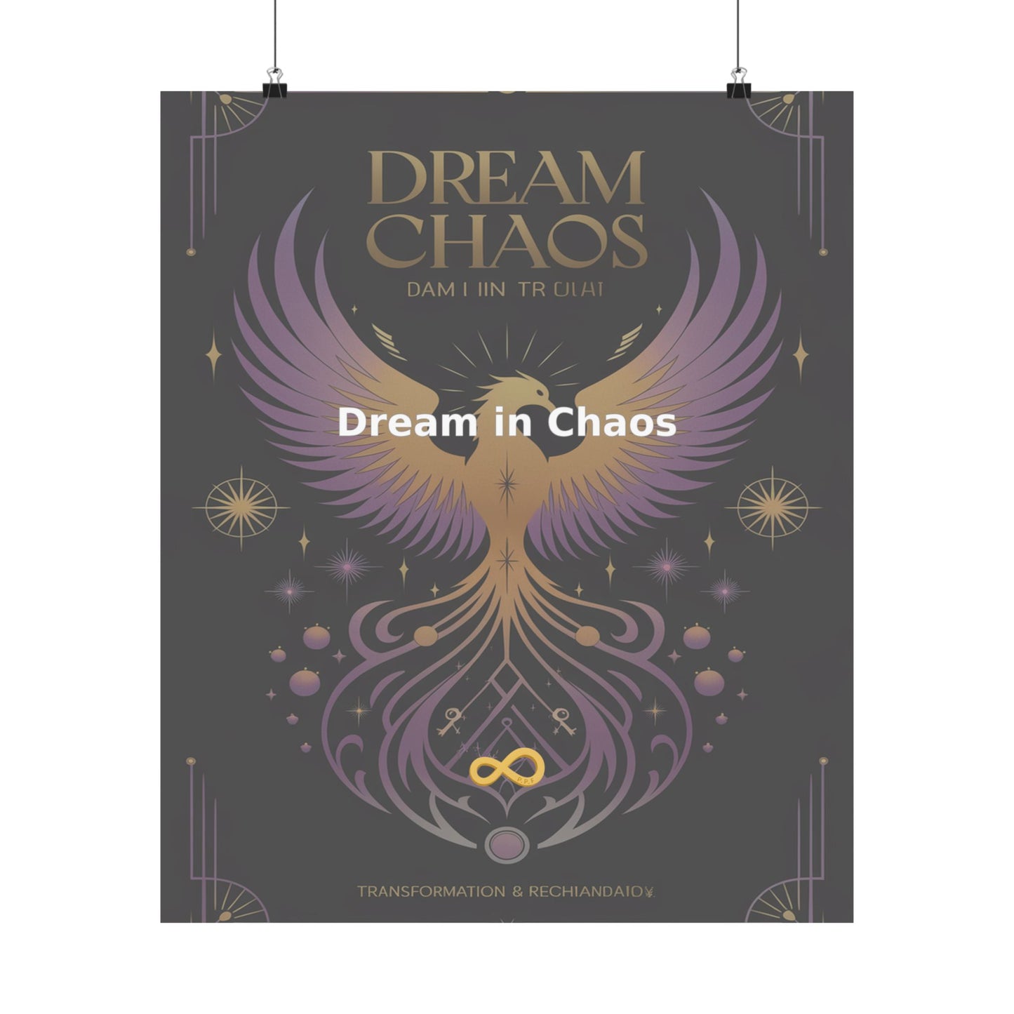 Dream in Chaos - Matte Vertical Posters