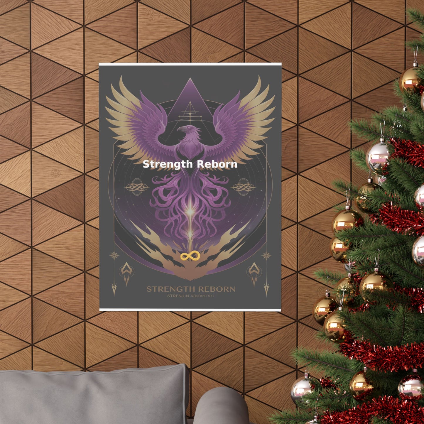 Strength Reborn - Matte Vertical Posters