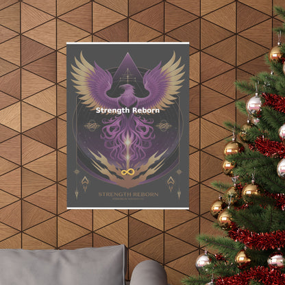 Strength Reborn - Matte Vertical Posters