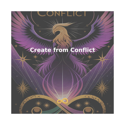 Create from Conflict - Matte Vertical Posters