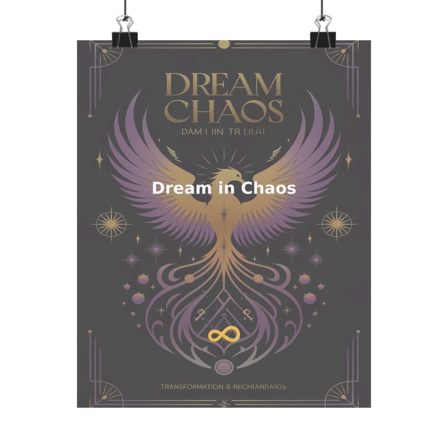 Dream in Chaos - Matte Vertical Posters