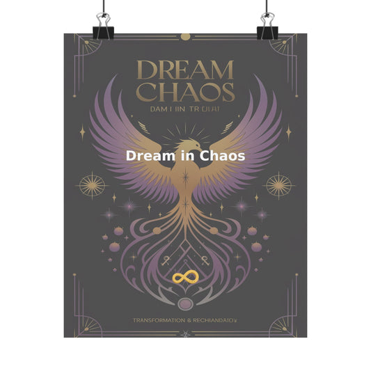 Dream in Chaos - Matte Vertical Posters