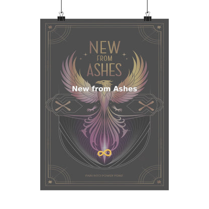New from Ashes - Matte Vertical Posters