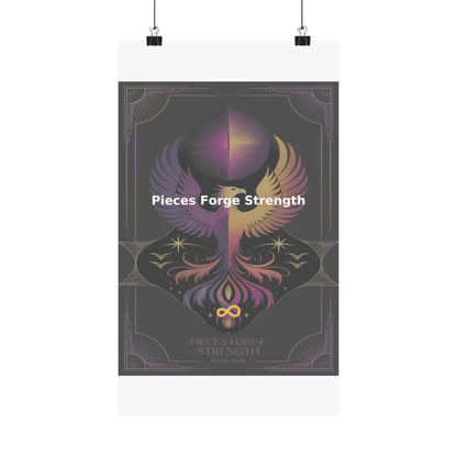 Pieces Forge Strength - Matte Vertical Posters