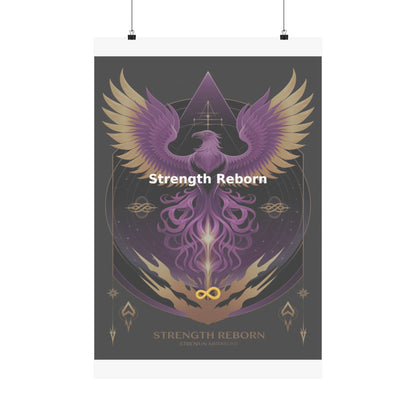 Strength Reborn - Matte Vertical Posters