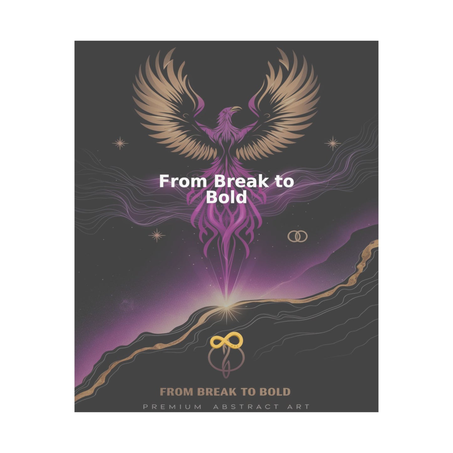 From Break to Bold - Matte Vertical Posters