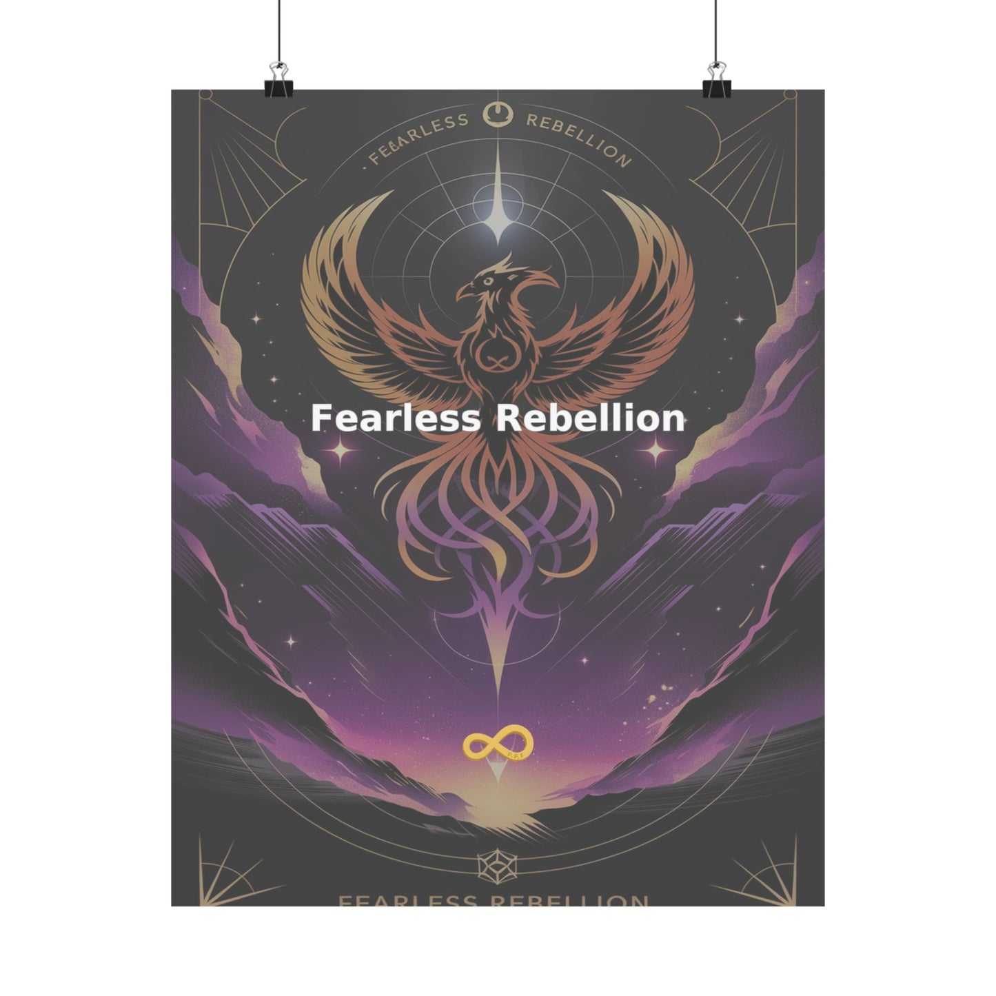 Fearless Rebellion - Matte Vertical Posters
