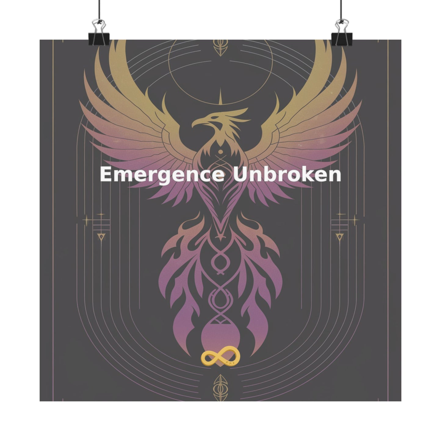 Emergence Unbroken - Matte Vertical Posters