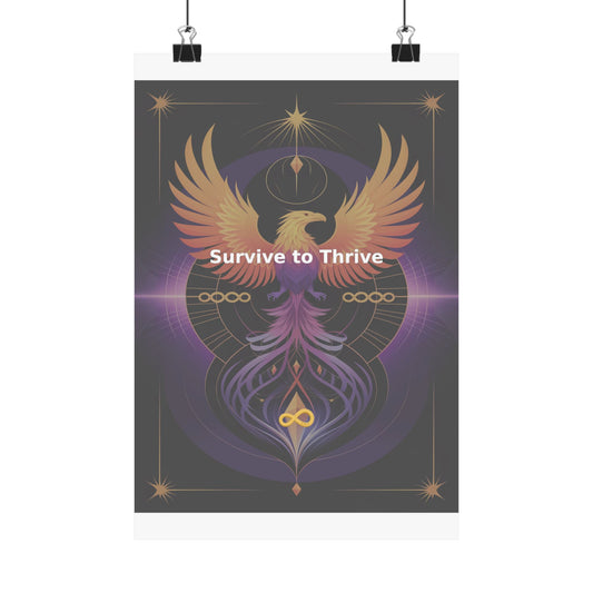 Survive to Thrive - Matte Vertical Posters