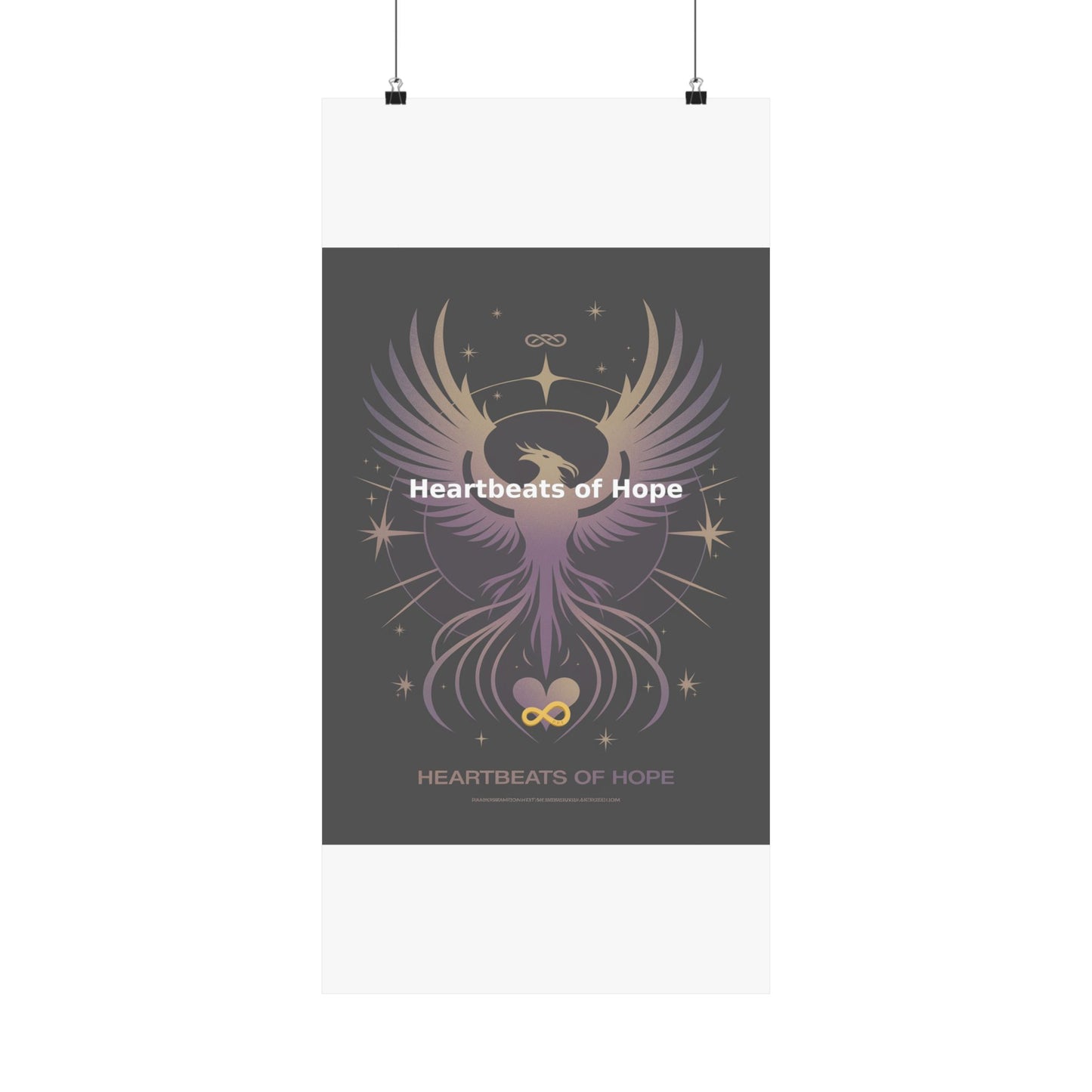 Heartbeats of Hope - Matte Vertical Posters
