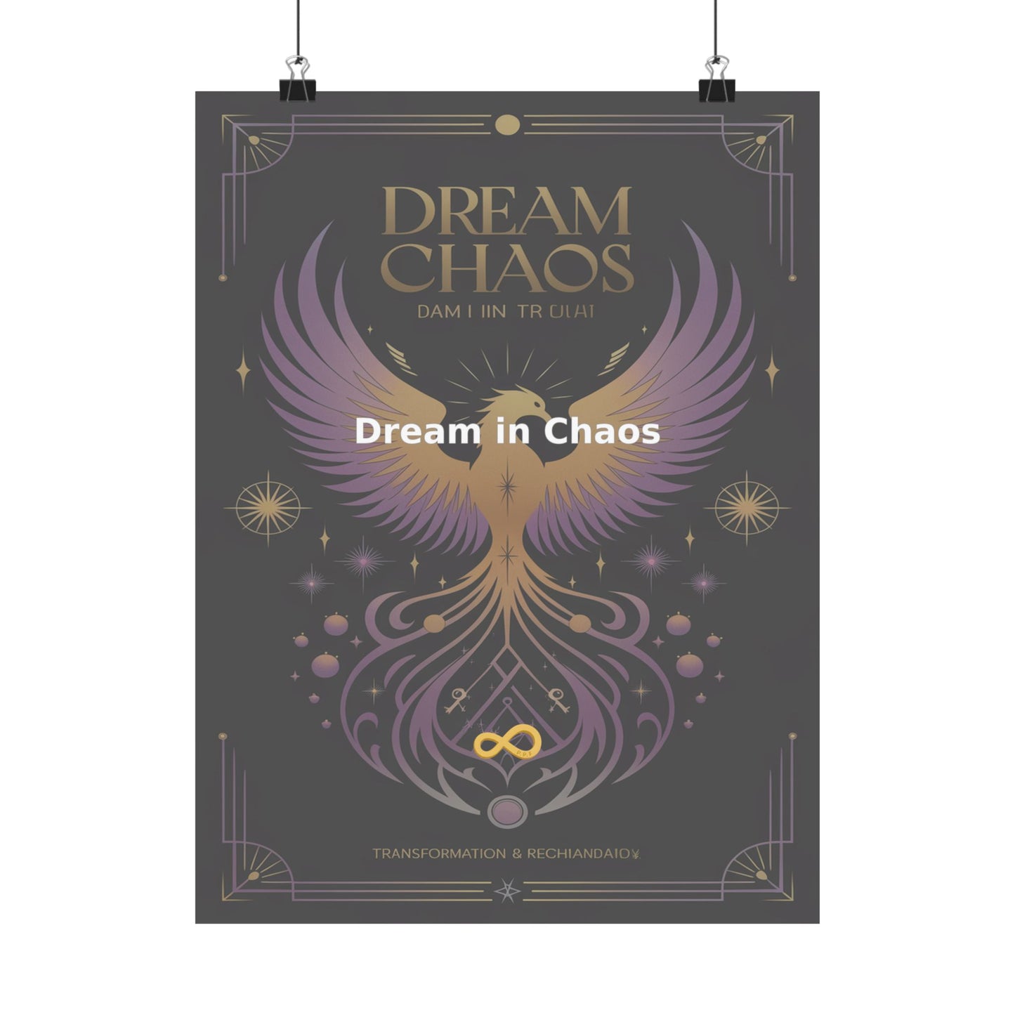 Dream in Chaos - Matte Vertical Posters