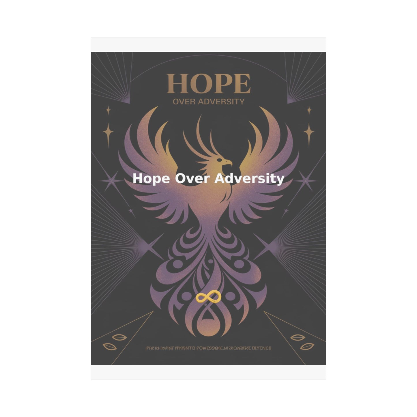 Hope Over Adversity - Matte Vertical Posters