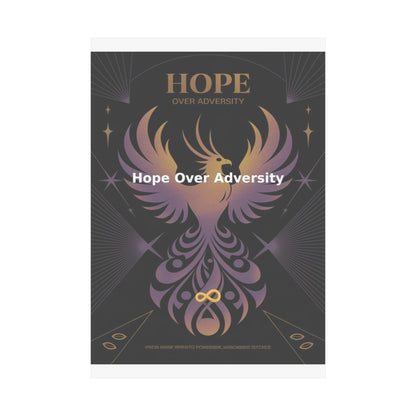 Hope Over Adversity - Matte Vertical Posters