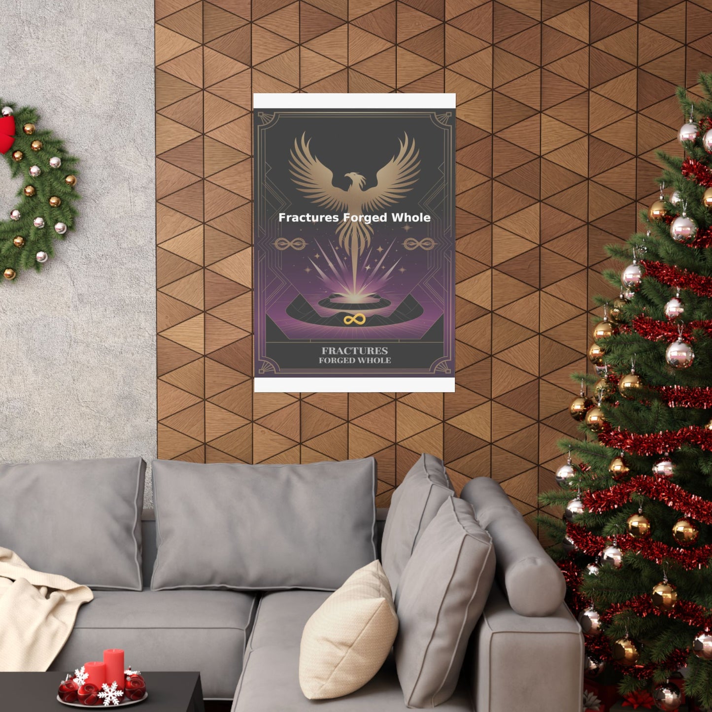 Fractures Forged Whole - Matte Vertical Posters