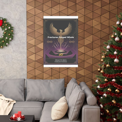 Fractures Forged Whole - Matte Vertical Posters