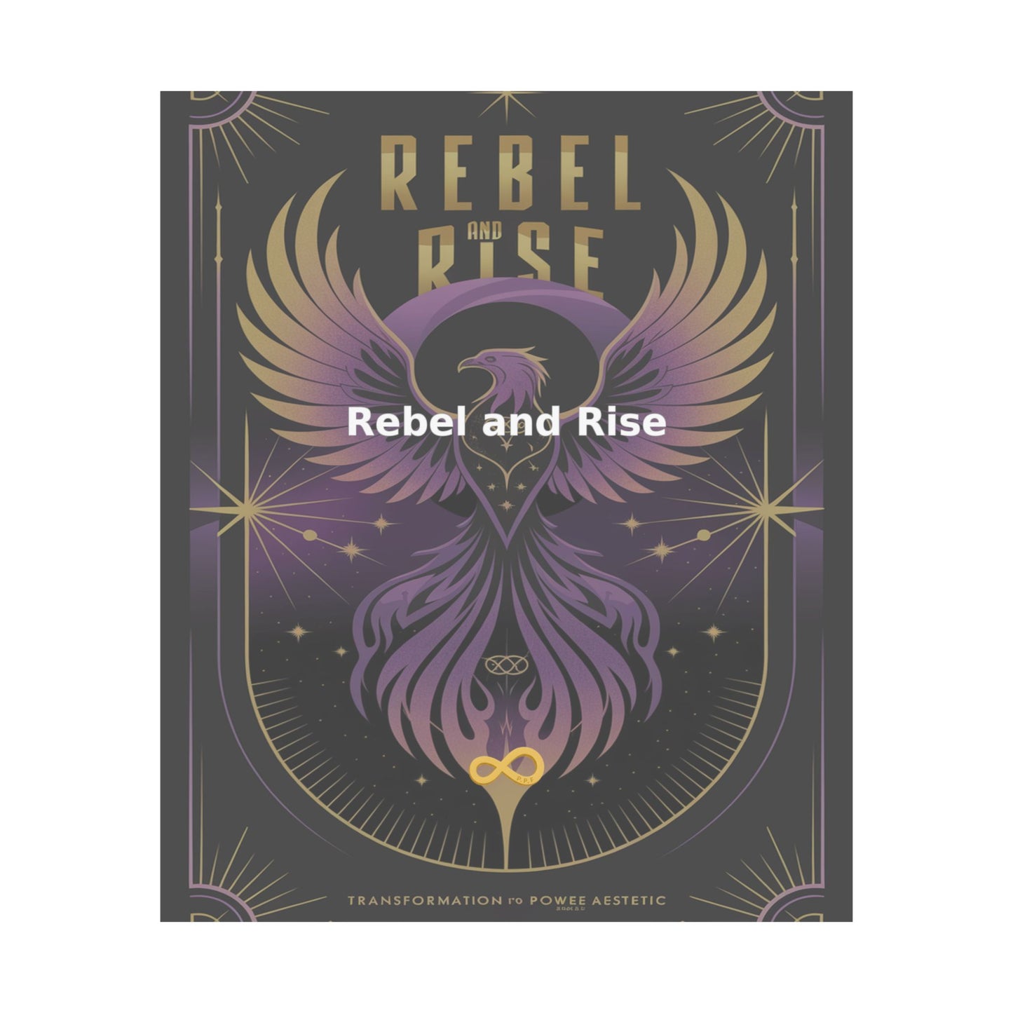 Rebel and Rise - Matte Vertical Posters